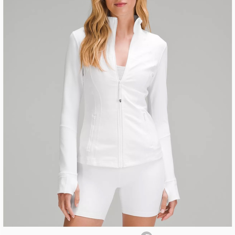 Lululemon Define Jacket in white, size 8